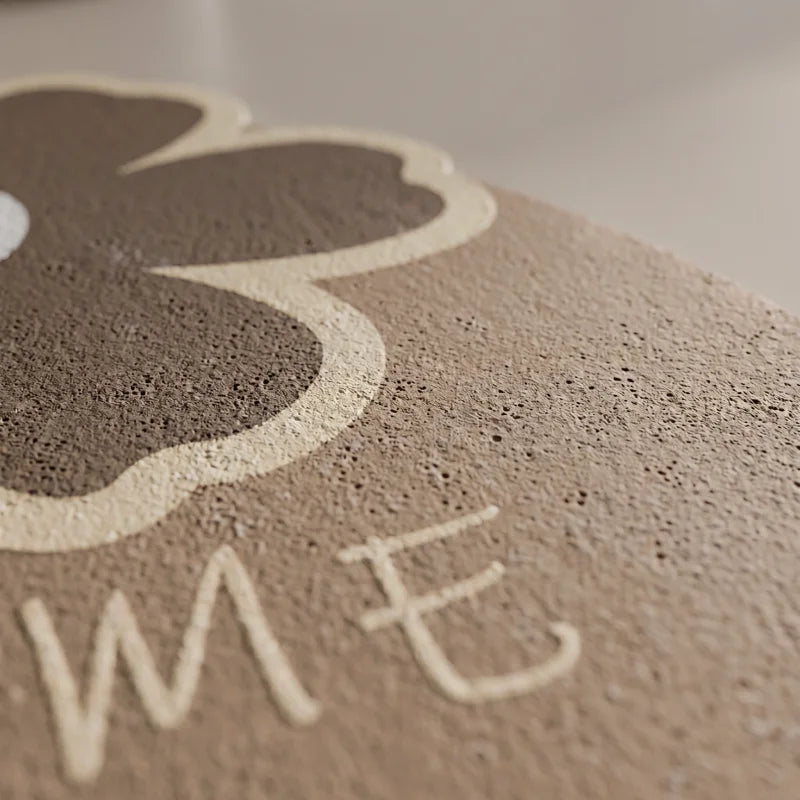 Tapis de Bain Demi Lune Fleur