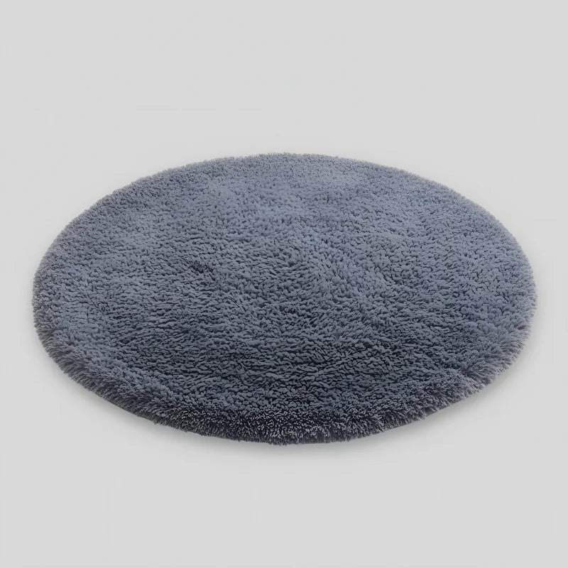 Tapis de Bain Rond Velours