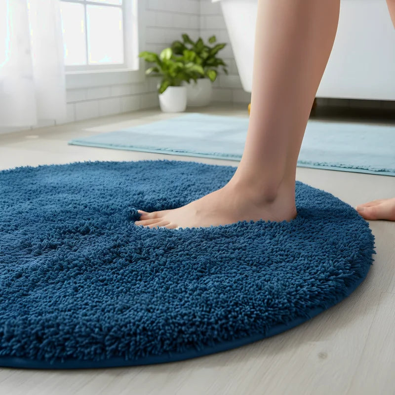 Tapis salle de bain coloré absorbant et antidérapant, séchage rapide, parfait pour apporter confort et style à votre espace bain.