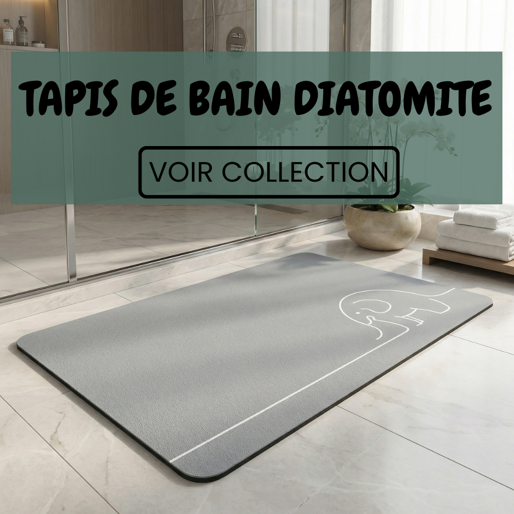 Tapis de bain diatomite
