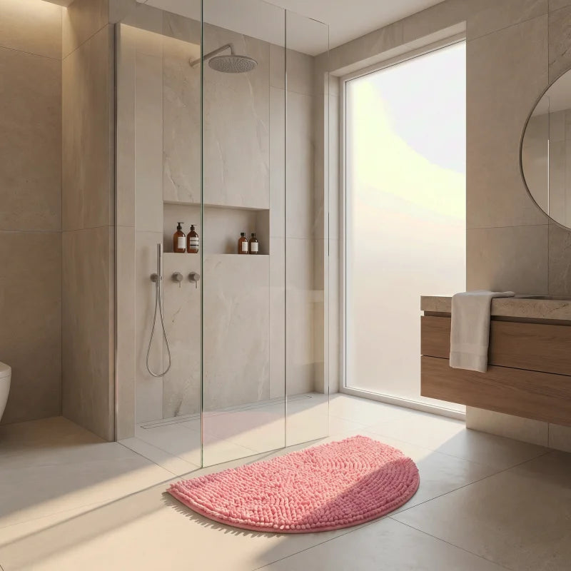Tapis Salle De Bain Demi Cercle
