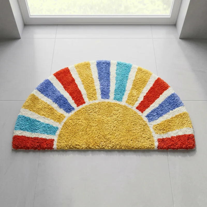 tapis de bain soleil absorbant antidérapant sortie de douche