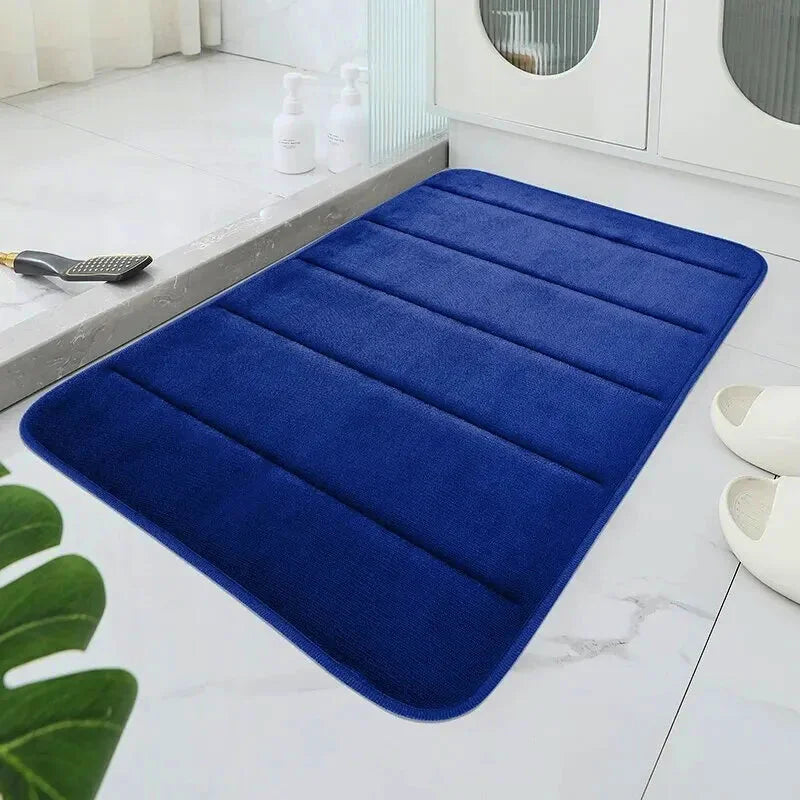 Tapis de bain XXL absorbant et antidérapant, séchage rapide, idéal pour grande salle de bain avec confort et sécurité au quotidien.